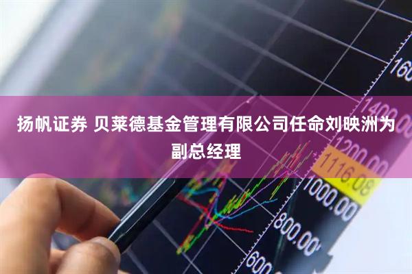 扬帆证券 贝莱德基金管理有限公司任命刘映洲为副总经理