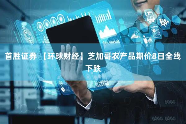 首胜证券 【环球财经】芝加哥农产品期价8日全线下跌